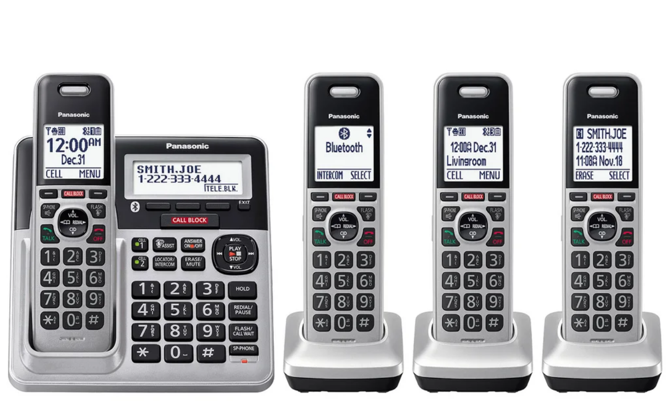 Panasonic landline phones with built-in robocall blocking